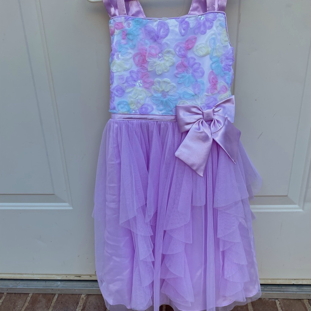 Jona Michelle, Lavender, Pink, Blue & White, Dress, Size 6